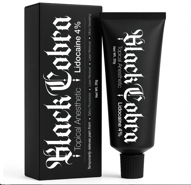 Black Cobra Tattoo Numbing Cream – Extra Strength Lidocaine - BlackCobraSupply.com