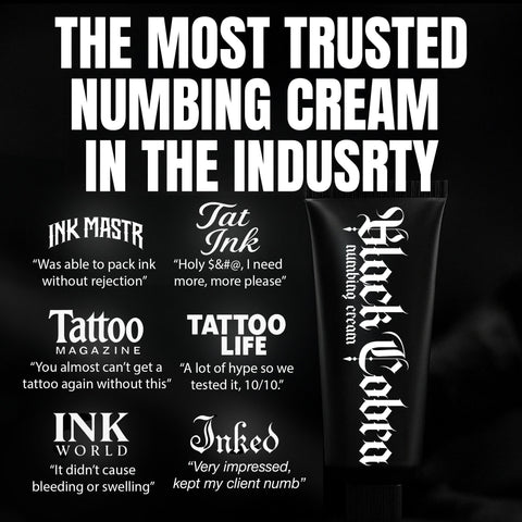 TATTOO NUMBING CREAM 'NUMBER 25' - BlackCobraSupply.com