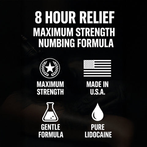 TATTOO NUMBING CREAM 'NUMBER 25' - BlackCobraSupply.com